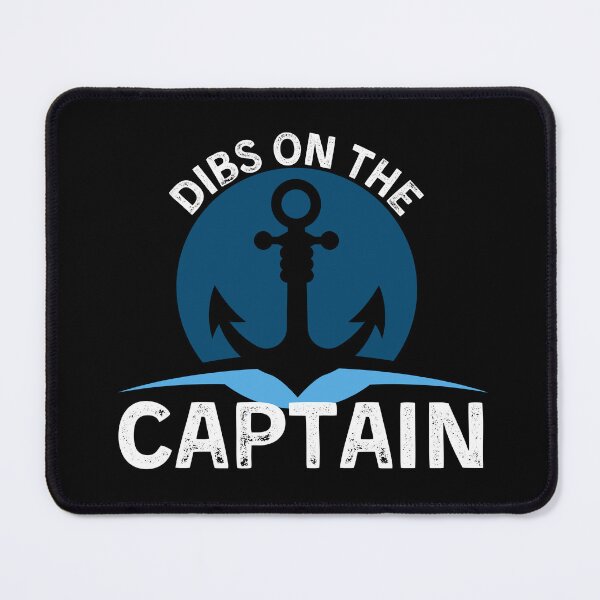 Item preview, Dibs On The Captain Funny Captain Wife Retro Boating Boat  designed and sold by ArtFromBeyond.