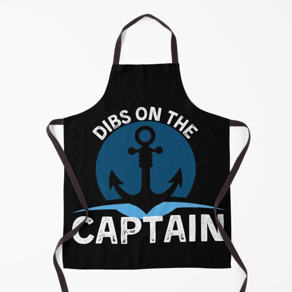 Item preview, Dibs On The Captain Funny Captain Wife Retro Boating Boat  designed and sold by ArtFromBeyond.