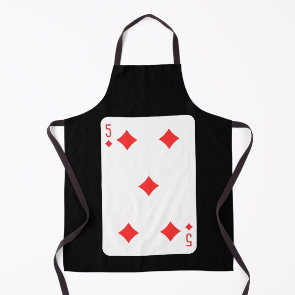 Item preview, 5 of diamonds, deck of cards, card game designed and sold by Numbers-Art.