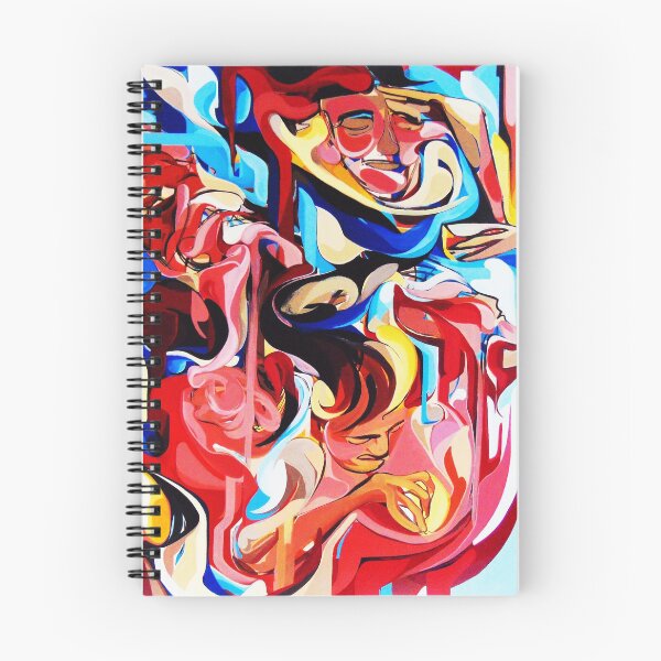 Item preview, Expressive Abstract People Composition painting designed and sold by CatarinaGarcia.