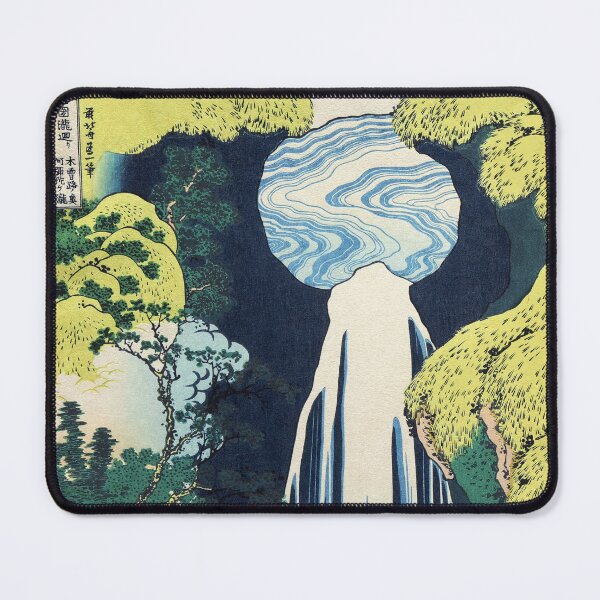 Item preview, The Amida Falls at Kisokaido Road by Katsushika Hokusai designed and sold by Takeda-art.