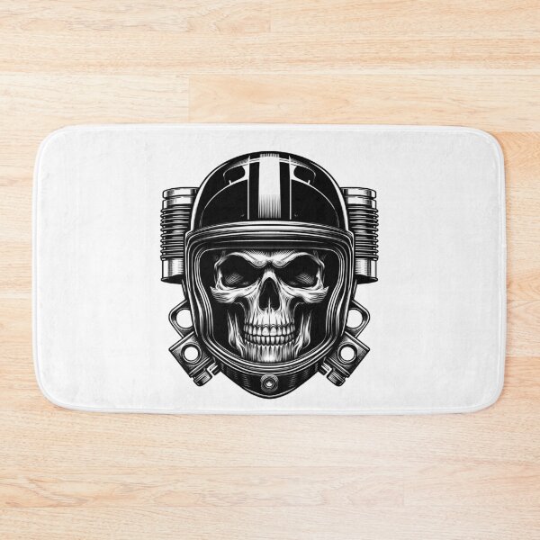 Item preview, SKULL DARK HELMET MOTORCYCLE BEARD BYKER RACING CAR NASCAR MOTO GP CHOPPER #ogirdor designed and sold by ogirdorgraphics.