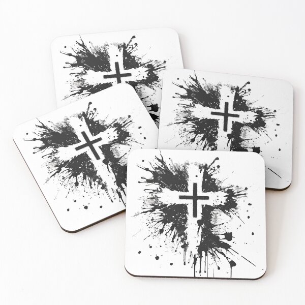 Item preview, Trendy Paint Splatter Christian Cross Design designed and sold by LionGear.