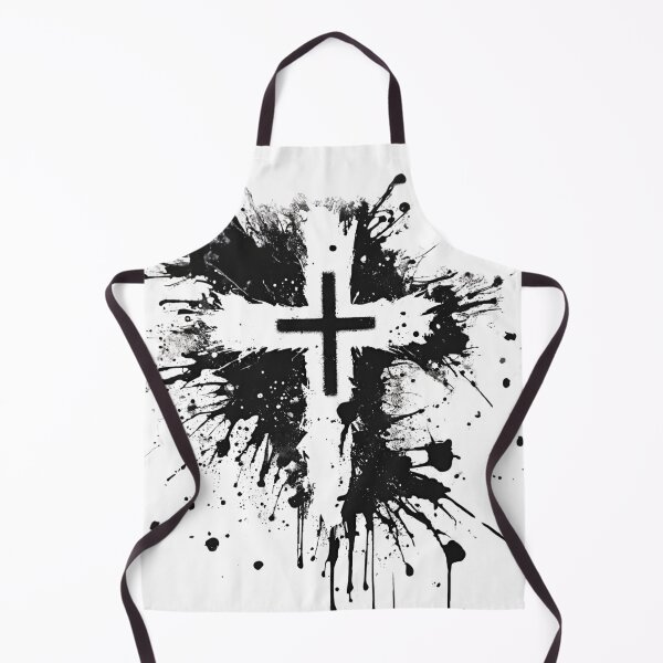 Item preview, Trendy Paint Splatter Christian Cross Design designed and sold by LionGear.