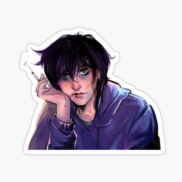 Aperçu de l'œuvre Stardew Valley Sébastien Sticker créée et vendue par reinfalllz.