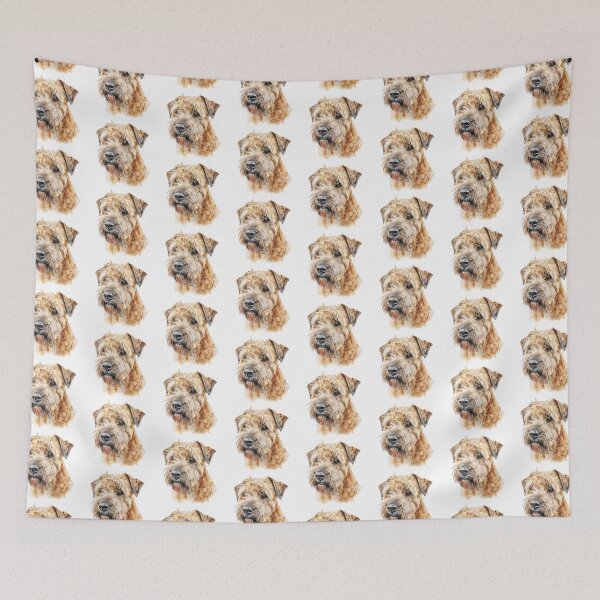 Item preview, Watercolor Soft Coated Wheaten Terrier designed and sold by TheAnimalZ00.