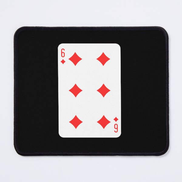 Item preview, 6 of diamonds, deck of cards, card game designed and sold by Numbers-Art.
