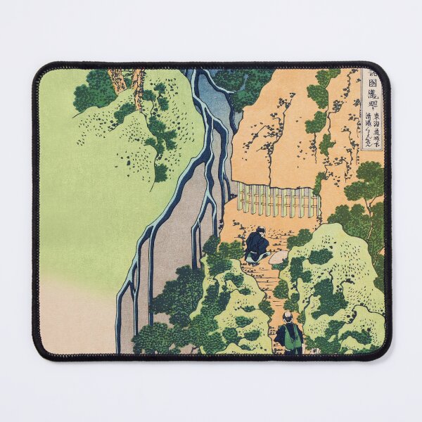 Item preview, Kiyotaki Kannon Waterfall at Sakanoshita by Katsushika Hokusai designed and sold by Takeda-art.