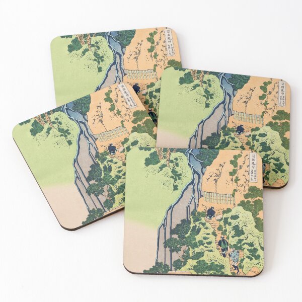 Item preview, Kiyotaki Kannon Waterfall at Sakanoshita by Katsushika Hokusai designed and sold by Takeda-art.