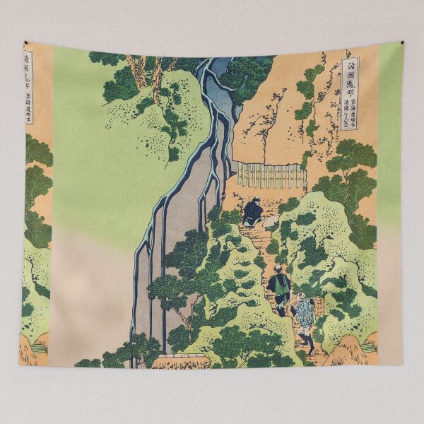 Item preview, Kiyotaki Kannon Waterfall at Sakanoshita by Katsushika Hokusai designed and sold by Takeda-art.