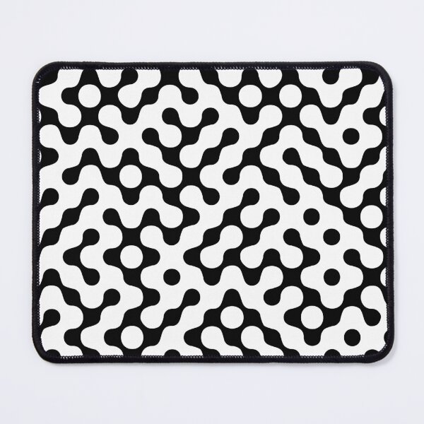 Item preview, "Monochrome Labyrinth: Abstract Maze Design Pattern Background" designed and sold by hjian8219.