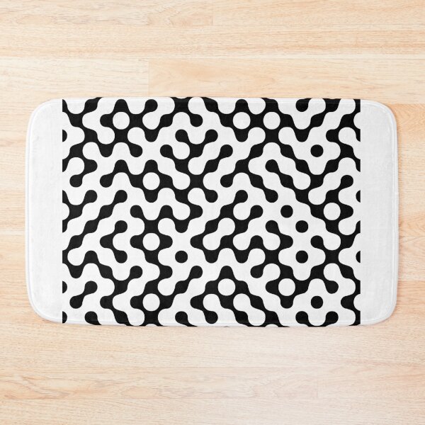 Item preview, "Monochrome Labyrinth: Abstract Maze Design Pattern Background" designed and sold by hjian8219.