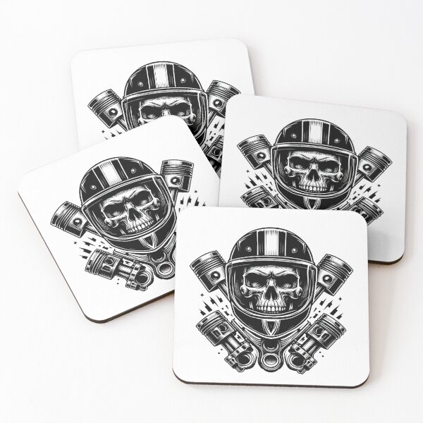 Item preview, SKULL DARK HELMET MOTORCYCLE BEARD BYKER RACING CAR NASCAR MOTO GP CHOPPER #ogirdor designed and sold by ogirdorgraphics.