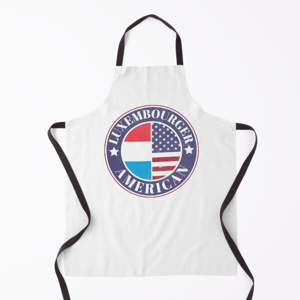 Item preview, Proud Luxembourger-American Badge - Luxembourg Flag designed and sold by chrisrivait.