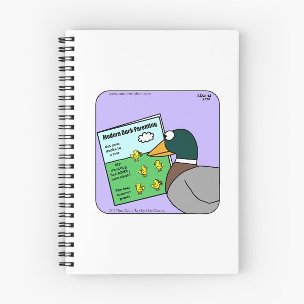 Item preview, Duck Parenting Cartoon designed and sold by CartoonistSheri.