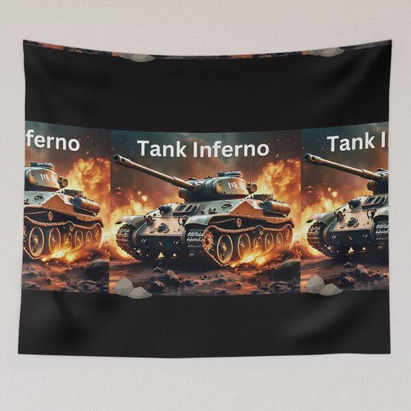 Item preview, Tank Inferno designed and sold by Highhocreations.
