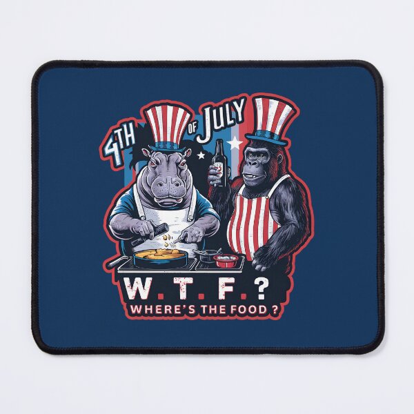 Item preview, 4TH OF JULY W.T.F. WHERES THE FOOD ? designed and sold by debeteez.