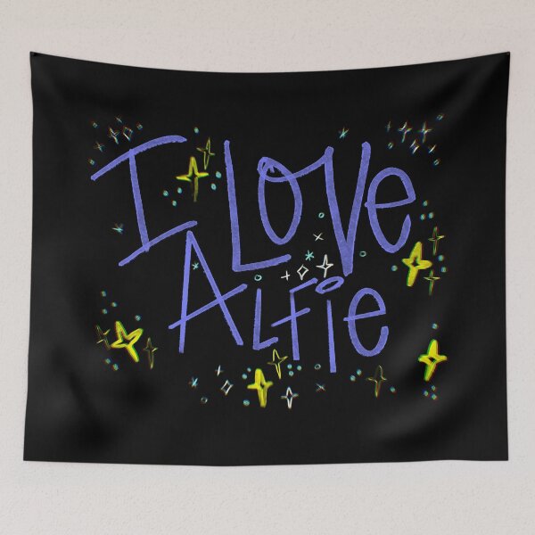 Item preview, I LOVE ALFIE NAME PURP designed and sold by GIVENGRACE.ART.