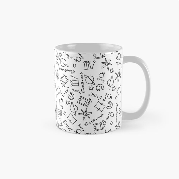 Item preview, Physics Doodle Pattern designed and sold by MauveineDesigns.