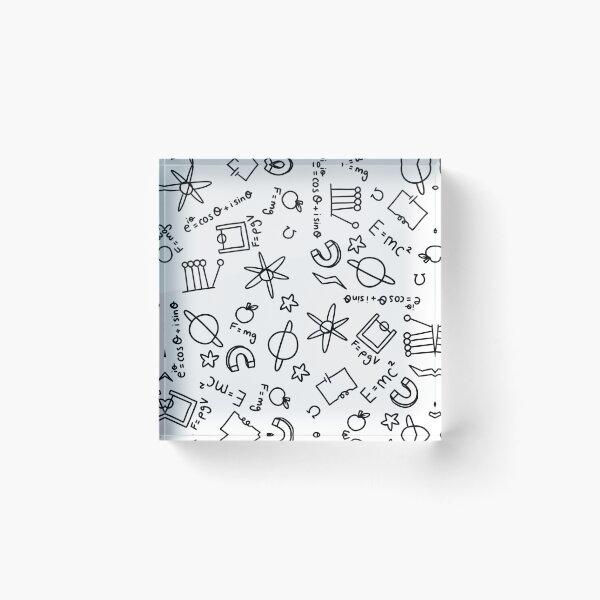 Item preview, Physics Doodle Pattern designed and sold by MauveineDesigns.