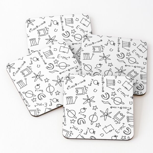 Item preview, Physics Doodle Pattern designed and sold by MauveineDesigns.