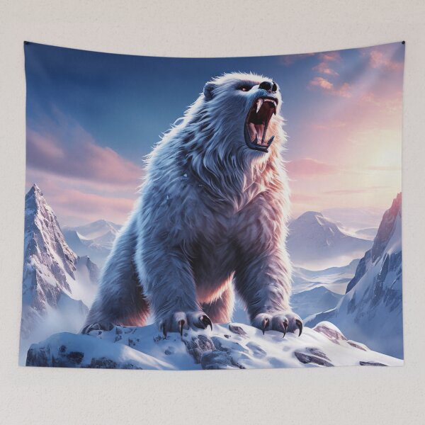 Item preview, Yeti in a snowy mountain designed and sold by EpicGear085.
