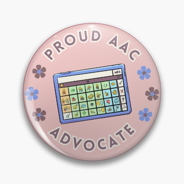 Item preview, stickers, AAC Advocate - SLP, SPED, OT, PT designed and sold by slpallday.