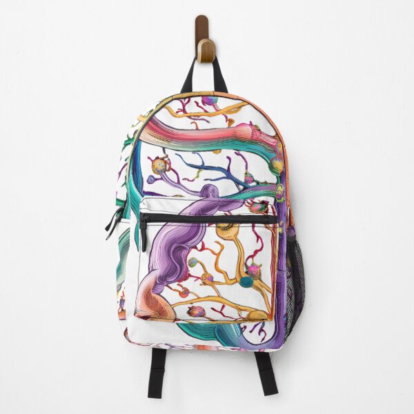 Item preview,  Abstract Neural Pathways Art - Colorful Brain Illustration designed and sold by WatermelonPink.