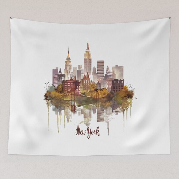 Item preview, Dreamy Nightscape of New York designed and sold by chi3-jp.