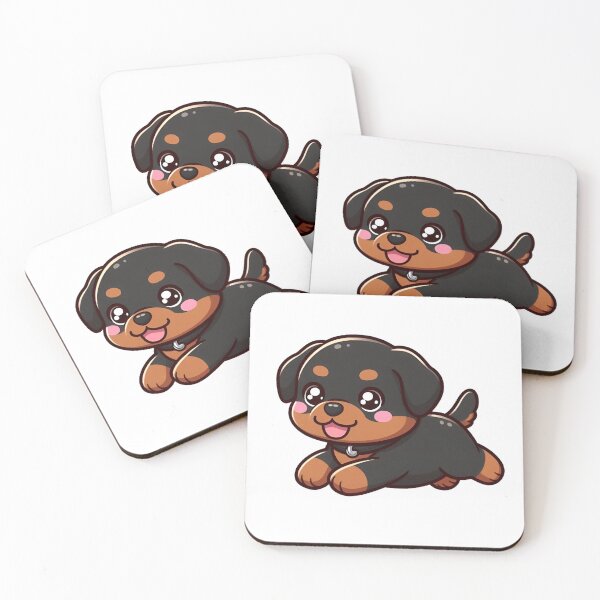 Item preview, Chibi Rottweiler Running designed and sold by City0fDreams.