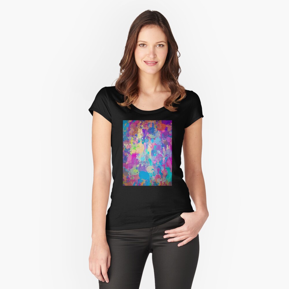 Item preview, Fitted Scoop T-Shirt designed and sold by OneDayArt.