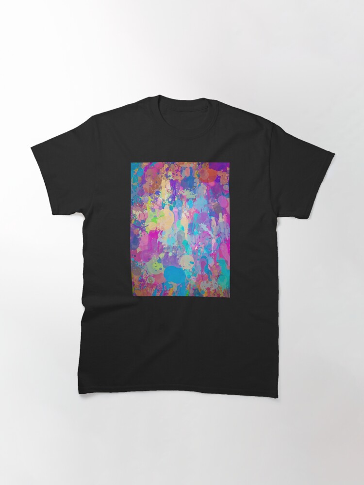 Thumbnail 3 of 7, Classic T-Shirt, Paint Splash #1 Abstract Art designed and sold by OneDayArt.