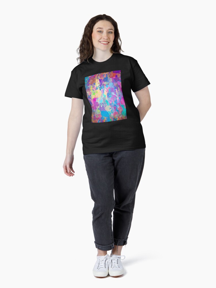 Thumbnail 4 of 7, Classic T-Shirt, Paint Splash #1 Abstract Art designed and sold by OneDayArt.