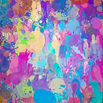 Artwork thumbnail, Paint Splash #1 Abstract Art by OneDayArt