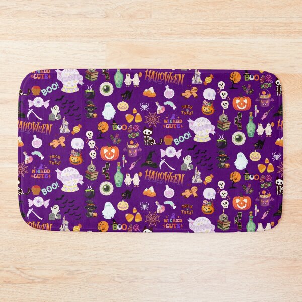 Item preview, Purple Halloween Pattern designed and sold by KCsStudio.