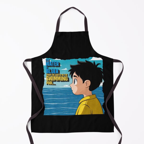 Item preview, Funny Cartoon Design: This Water is Bluer than The Swimming Pool designed and sold by NuttySqueaky.