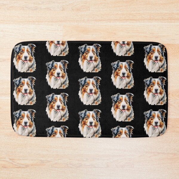 Item preview, Watercolor Australian Shepherd designed and sold by TheAnimalZ00.