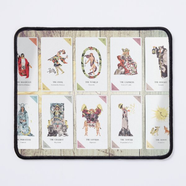 Item preview, Graphic Design Low Poly Tarot Card — Major Arcana designed and sold by felinedreams.