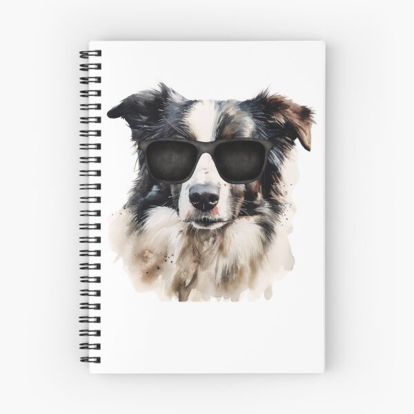 Item preview, Watercolor Border Collie Wearing Sunglasses designed and sold by TheAnimalZ00.