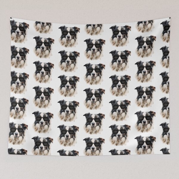 Item preview, Watercolor Border Collie Wearing Sunglasses designed and sold by TheAnimalZ00.