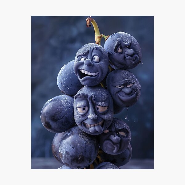 Item preview, grapes right designed and sold by elizbtr.