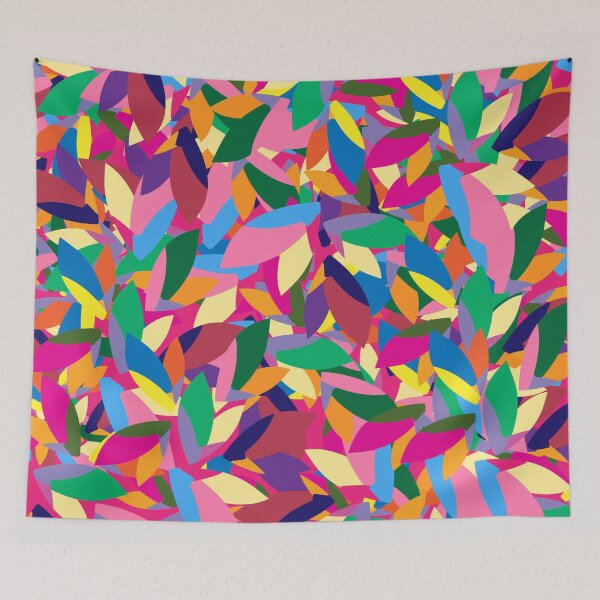 Item preview, multi-colored leaf pattern designed and sold by wonghong.