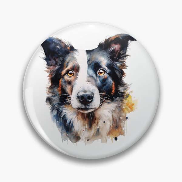 Item preview, Watercolor Border Collie  designed and sold by TheAnimalZ00.