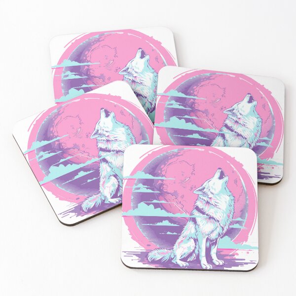 Item preview, Retro Howling Wolf designed and sold by Nightdrive88.