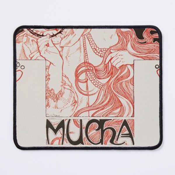 Item preview, Advertising Poster for Mucha Exhibition at the Brooklyn Museum in New York designed and sold by josetaylorr.