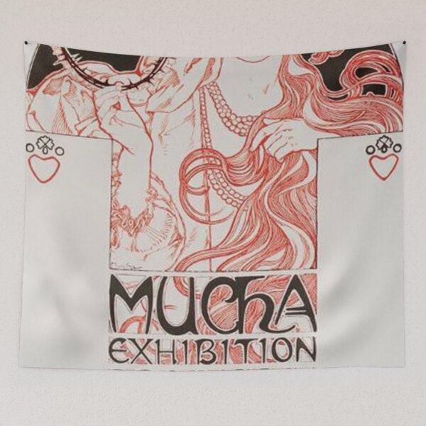Item preview, Advertising Poster for Mucha Exhibition at the Brooklyn Museum in New York designed and sold by josetaylorr.