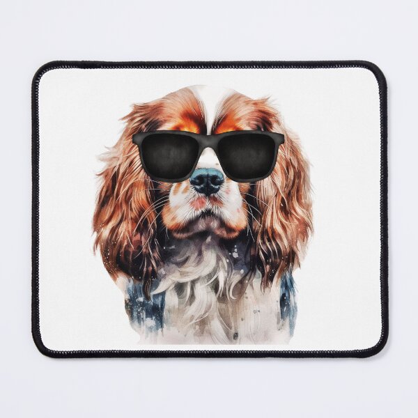 Item preview, Cavalier King Charles Spaniel Wearing Sunglasses designed and sold by TheAnimalZ00.