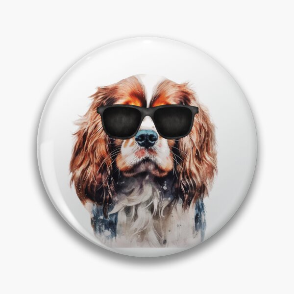 Item preview, Cavalier King Charles Spaniel Wearing Sunglasses designed and sold by TheAnimalZ00.