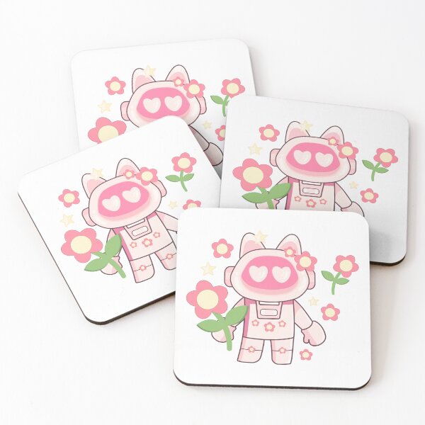 Item preview, Peach Robot Cat in Fantasy Land designed and sold by Laongdao.