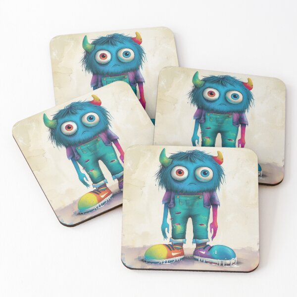 Item preview, Whimsical Blue Monster designed and sold by JedsOnline.